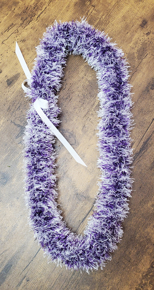Eyelash Yarn Lei
