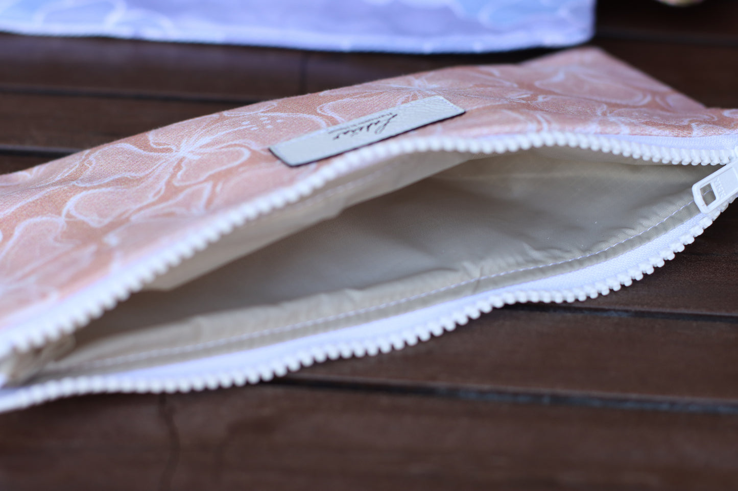 Pencil Case Splash Proof - Hebrew Cone Shell Brown