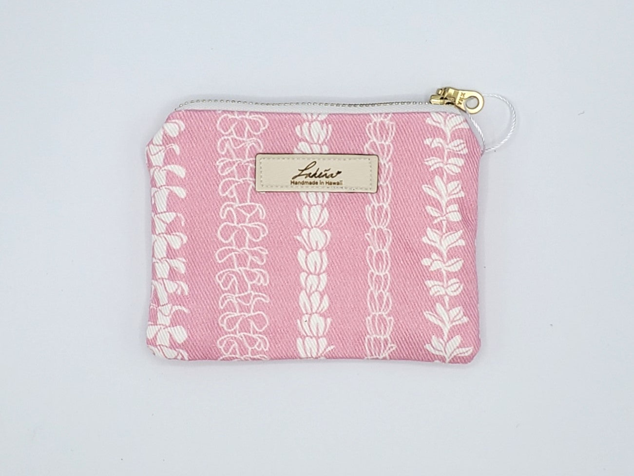 Coin Pouch - Puakenikeni/Pikake/Plumeria Pink