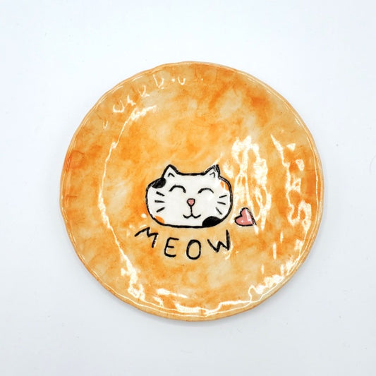 Ceramic Plate - Meow