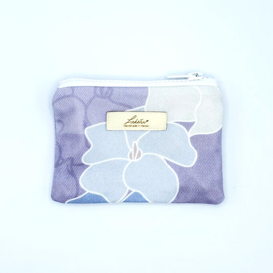 Coin Pouch - Flower Periwinkle