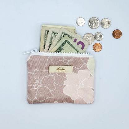 Coin Pouch - Flower Mauve