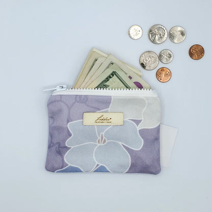 Coin Pouch - Flower Periwinkle