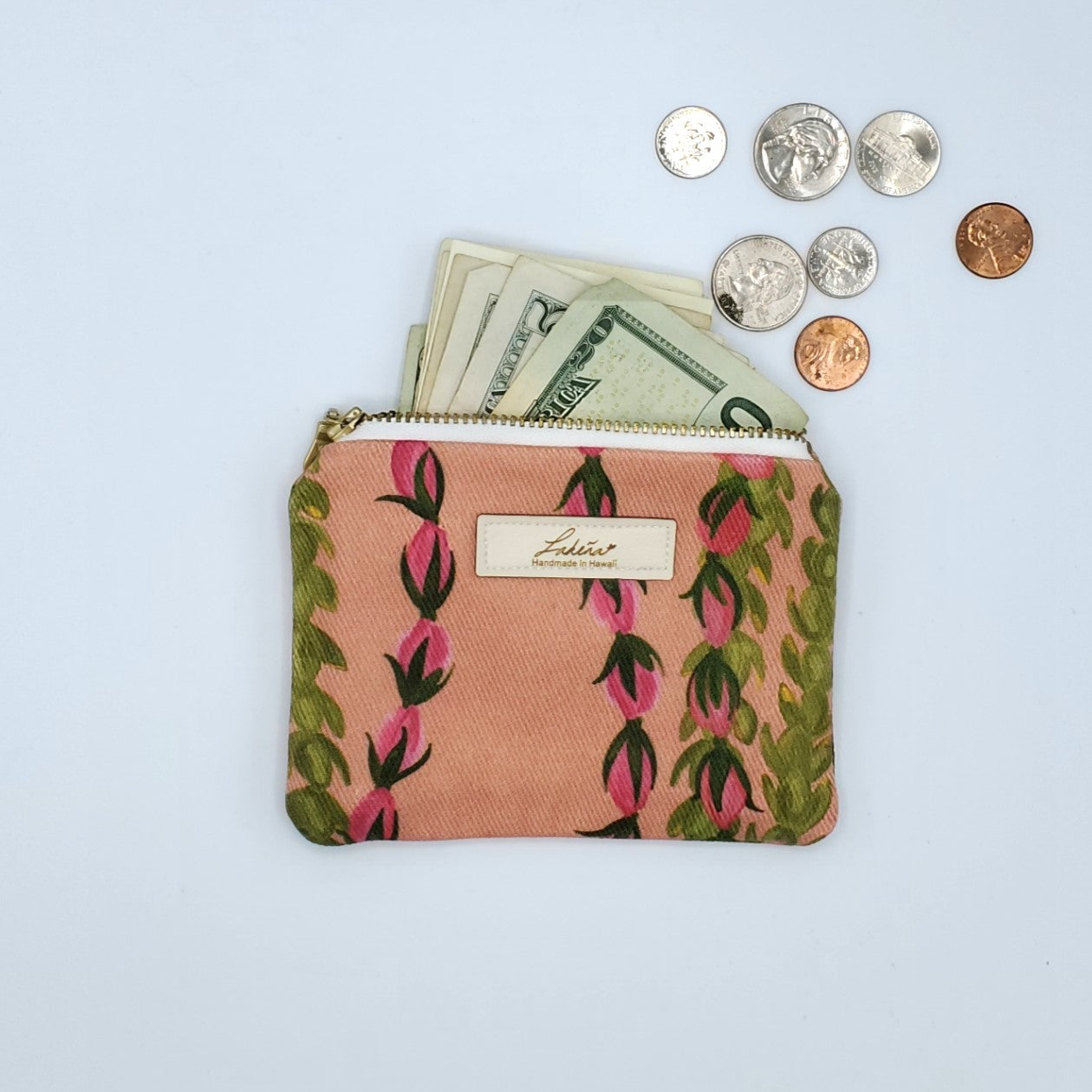 Coin Pouch - Pakalana/Rose Salmon