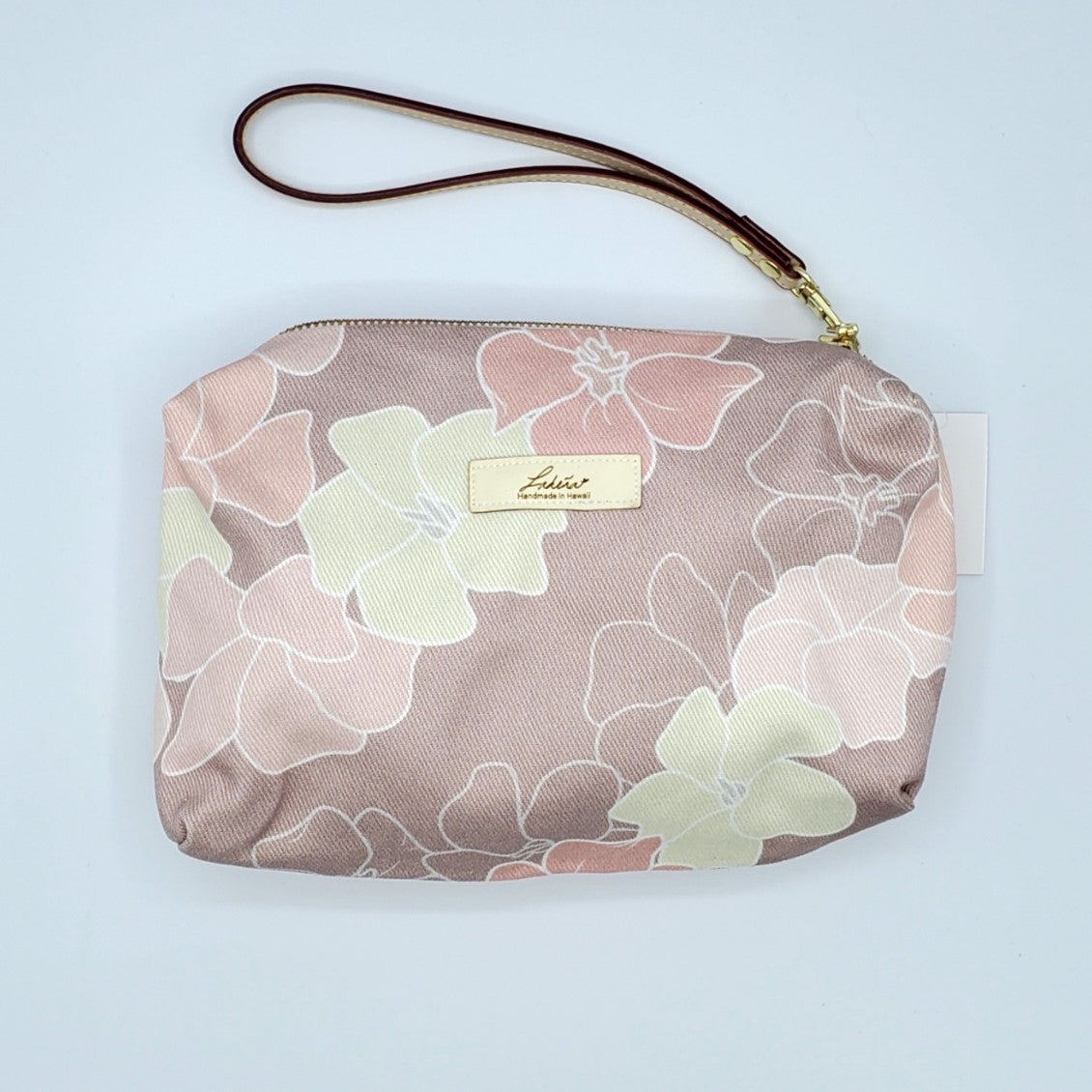 Pouch Medium - Flowers Mauve