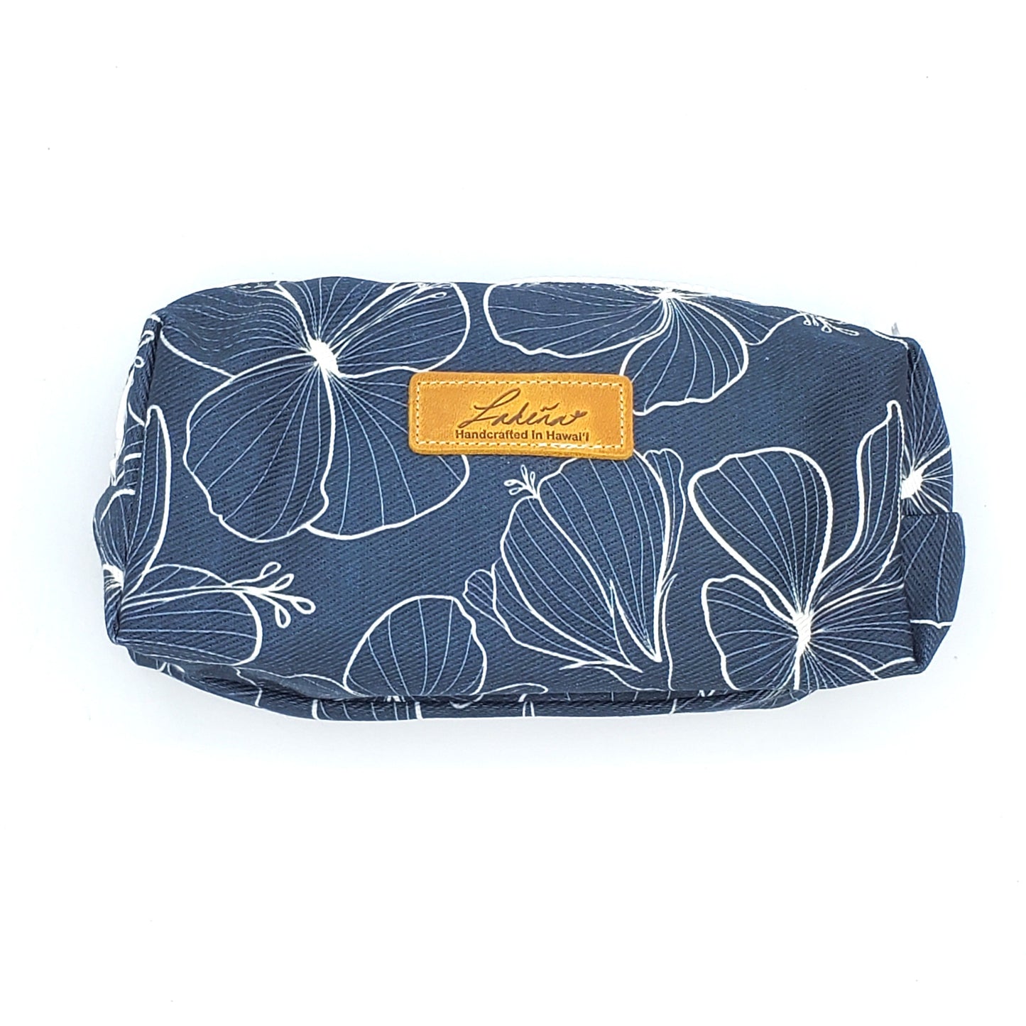 Box Pouch Splash Proof Small - Hibiscus Blue